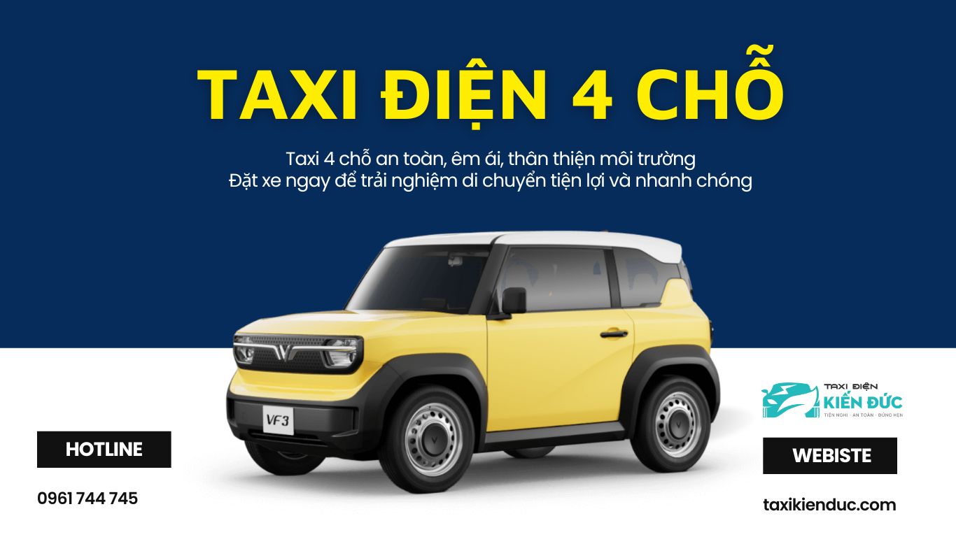 Taxi điện 4 chỗ