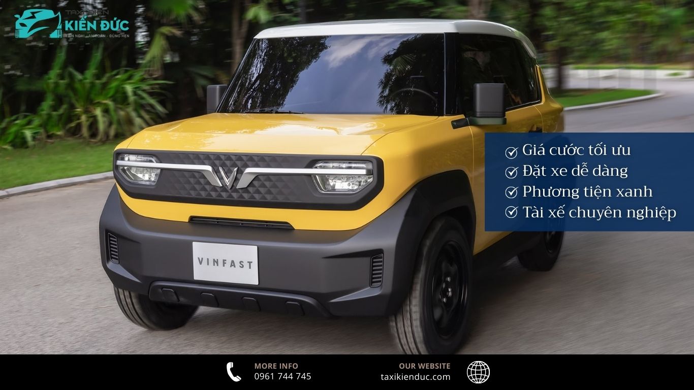 Ưu điểm dịch vụ taxi điện 4 chỗ