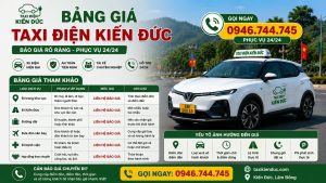 Bảng Giá Taxi Điện Kiến Đức