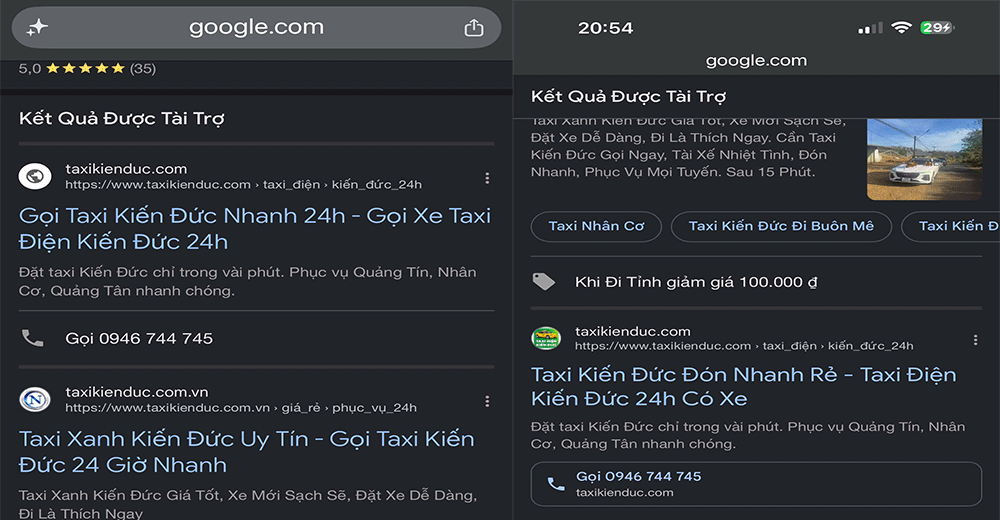 xe địa phương
