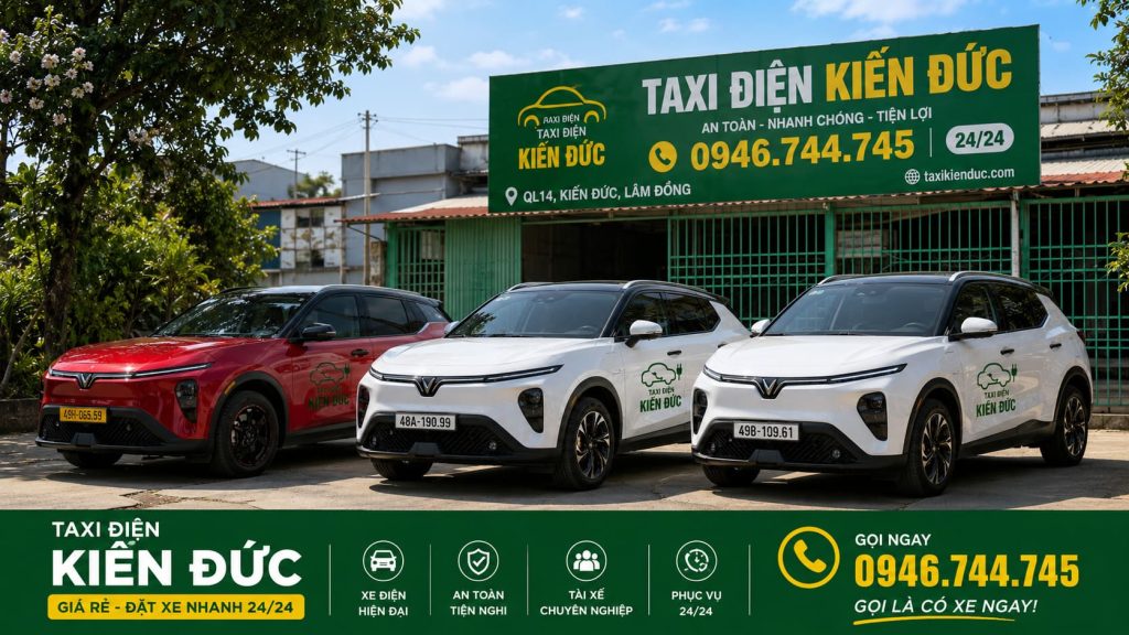 Taxi Điện Kiến Đức Giá Rẻ