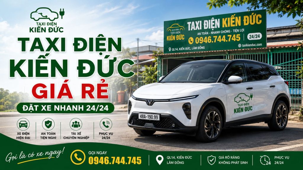 Taxi Điện Kiến Đức Giá Rẻ
